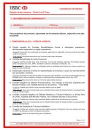 Check List 2Âª Fase > DOCUMENTOS DO COMPRADOR PJ ... - HSBC