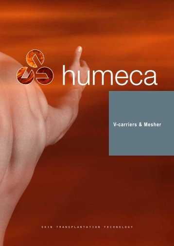 Brochure Humeca skin graft mesher and V-carriers