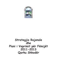 Strategjia Rajonale dhe Plani i Veprimit për Fëmijët 2011-2013 ...