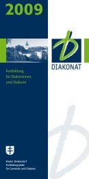 Fortbildung für Diakoninnen und Diakone - Bildungsportal der ...
