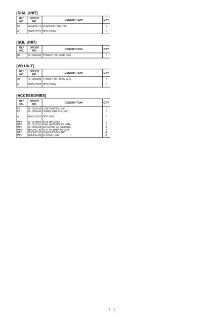 IC-GM651 SERVICE MANUAL