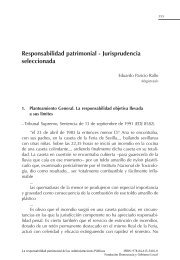 Responsabilidad patrimonial Jurisprudencia seleccionada