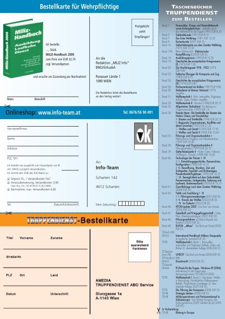 information - Österreichs Bundesheer