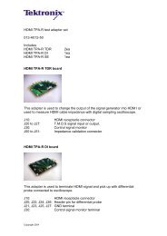 Tektronix: High-Definition Multimedia Interface > HDMI TPA-R test ...