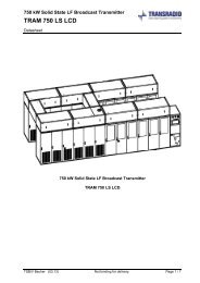 TRAM 750 LS LCD Datasheet (04.13) - TRANSRADIO
