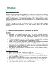 VACANCY ANNOUNCEMENTS Pathfinder ... - Zoom Tanzania