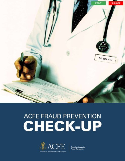 acfe fraud prevention check-up - BKD
