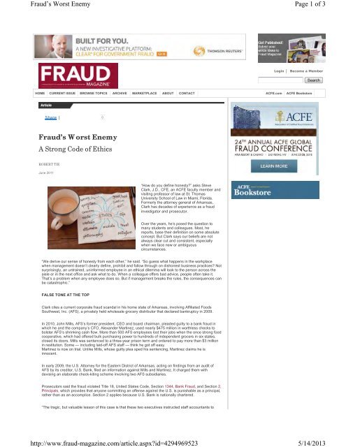 acfe fraud prevention check-up - BKD