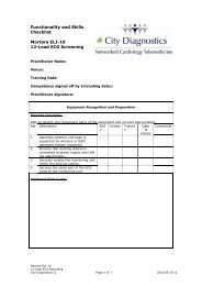 Functionality and Skills Checklist - London Bridge Hospital