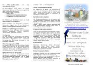 Flyer zur Mittelschule HÃ¶chstadt - Ritter-von-Spix-Schule