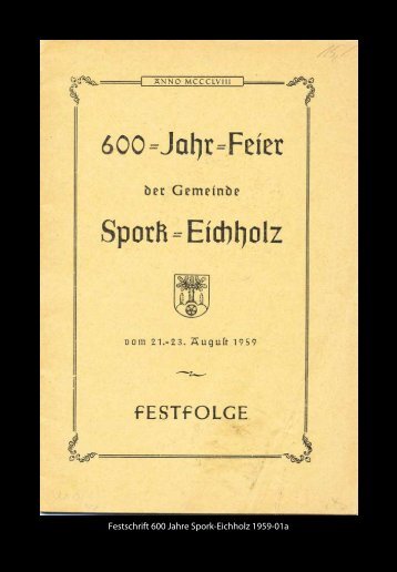 Festschrift 600 Jahre Spork-Eichholz 1959-01a