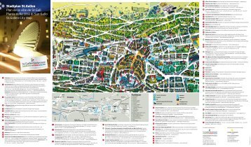 Stadtplan St.Gallen Plan de la ville de St-Gall Pianta della cittÃ  di ...