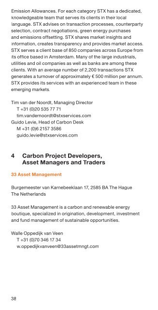 The Netherlands: Carbon Experts - Holland Financial Center