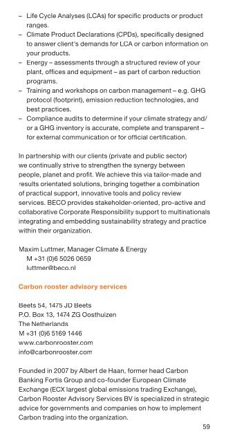 The Netherlands: Carbon Experts - Holland Financial Center