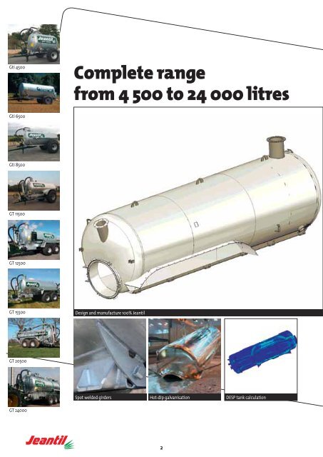 High Quality Jeantil Slurry Tankers Product Information ... - Fatcow
