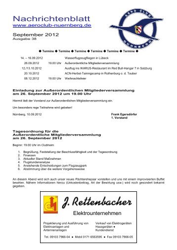 Stuck-Stöcker GmbH - beim Aero Club Nürnberg
