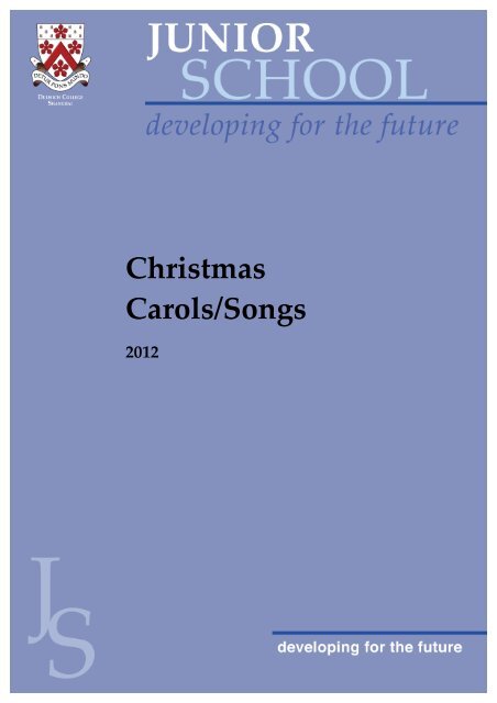 Christmas Carols/Songs - Dulwich College Shanghai