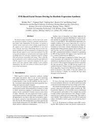 SVR-Based Facial Texture Driving for Realistic Expression Synthesis
