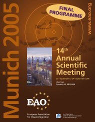 14th Annual Scientific Meeting - Colloquium