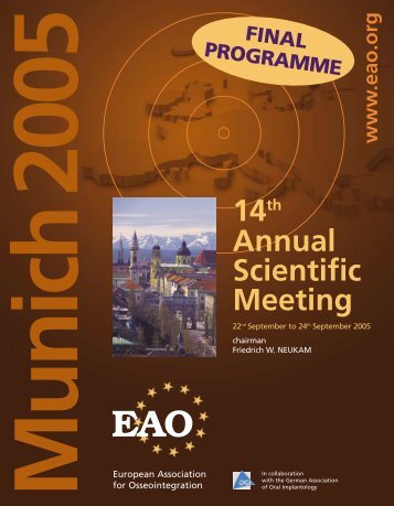 14th Annual Scientific Meeting - Colloquium