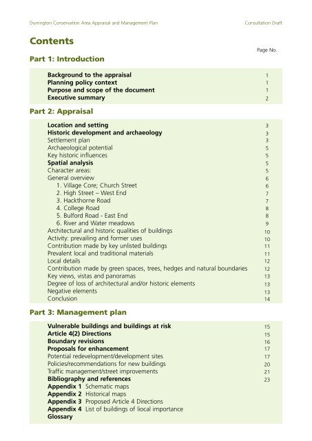 Durrington CAA_doc.qxp - Wiltshire Council