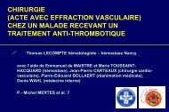 acte avec effraction vasculaire - ammppu