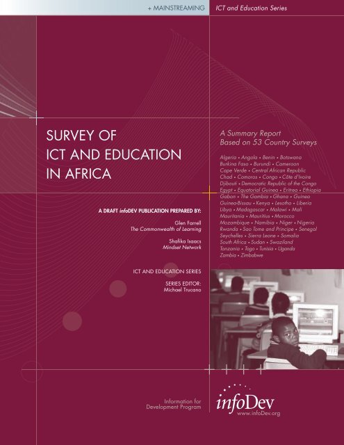 SURVEY OF ICT AND EDUCATION IN AFRICA - infoDev