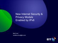 New Internet Security & Privacy Models Enabled by IPv6