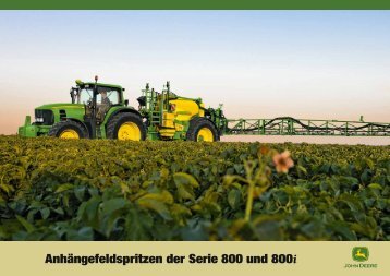 AnhÃ¤ngefeldspritzen der Serie 800 und 800i