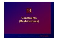 Constraints (Restricciones) Constraints (Restricciones)