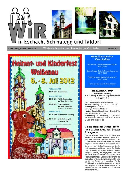 WIR KW 27/2012 - Stadt Ravensburg