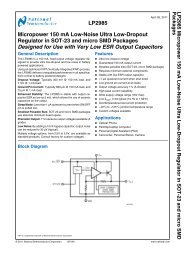 LP2985 Micropower 150 mA Low-Noise Ultra Low-Dropout ...