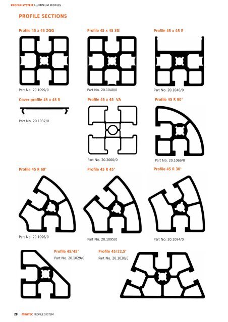 PROFILE SYSTEM - Modular Aluminum Technology