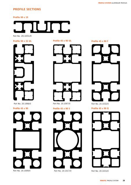 PROFILE SYSTEM - Modular Aluminum Technology