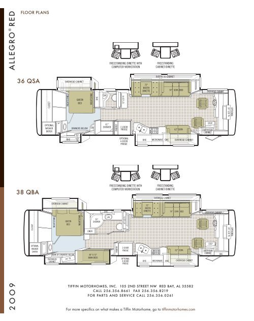 2OO9 AllE gr O rED - Tiffin Motorhomes