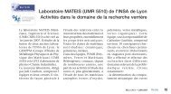 Laboratoire MATEIS (UMR 5510) de l'INSA de Lyon ... - Verre online