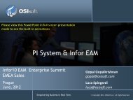 OSIsoft - Infor