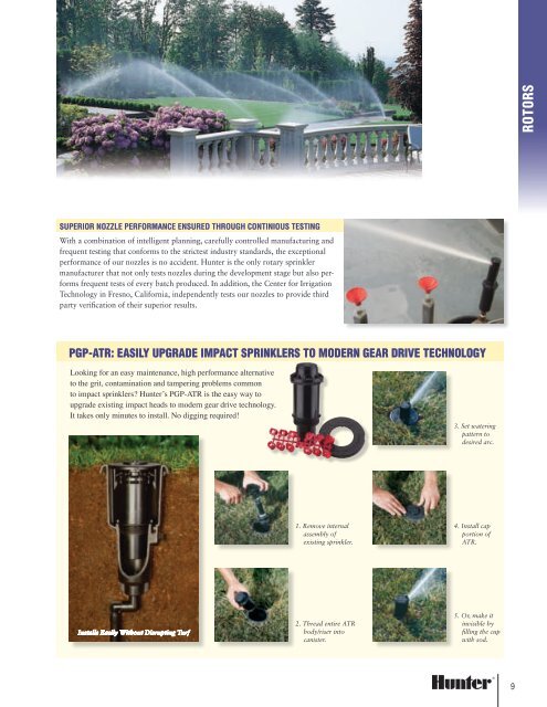 LIT-060 Hunter 2004-2005 Product Catalog - Ewing Irrigation