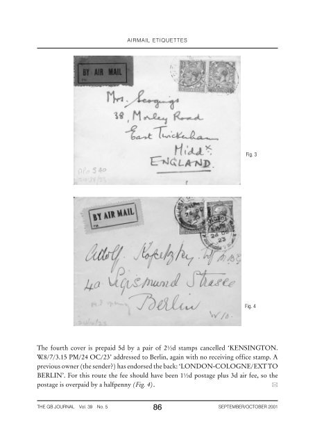 Volume 39 Number 5 - Great Britain Philatelic Society