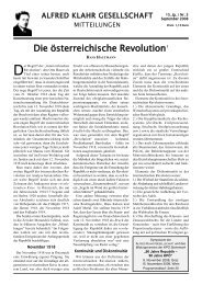 Hans Hautmann: Die österreichische Revolution - Alfred Klahr ...