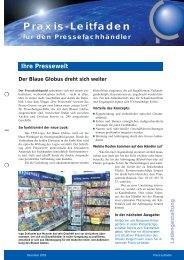 Praxis-Leitfaden - Presse-Grosso Wilhelm Schmitz GmbH & Co. KG