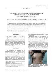 BECKER'S NEVUS WITH IPSILATERAL BREAST HYPOPLASIA: A ...