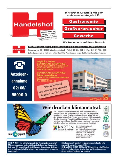 Kreiha-Info 01/2011 - Kreishandwerkerschaft Mönchengladbach