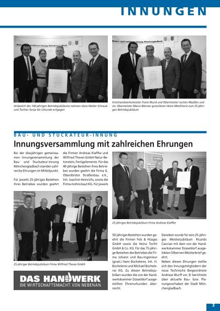 Kreiha-Info 01/2011 - Kreishandwerkerschaft Mönchengladbach