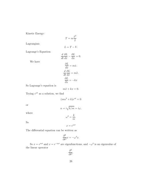 Topics In Linear Algebra and Its Applications - STEM2