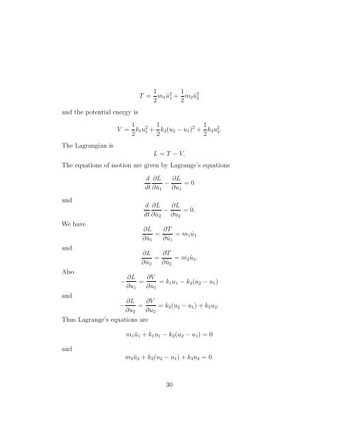 Topics In Linear Algebra and Its Applications - STEM2