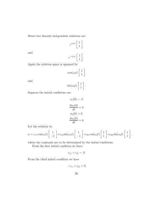 Topics In Linear Algebra and Its Applications - STEM2