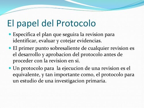 PROTOCOLOS DE REVISION