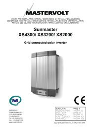 Sunmaster XS4300/ XS3200/ XS2000