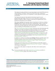 Reviewing Printed Circuit Board Schematics with the Quartus II ...